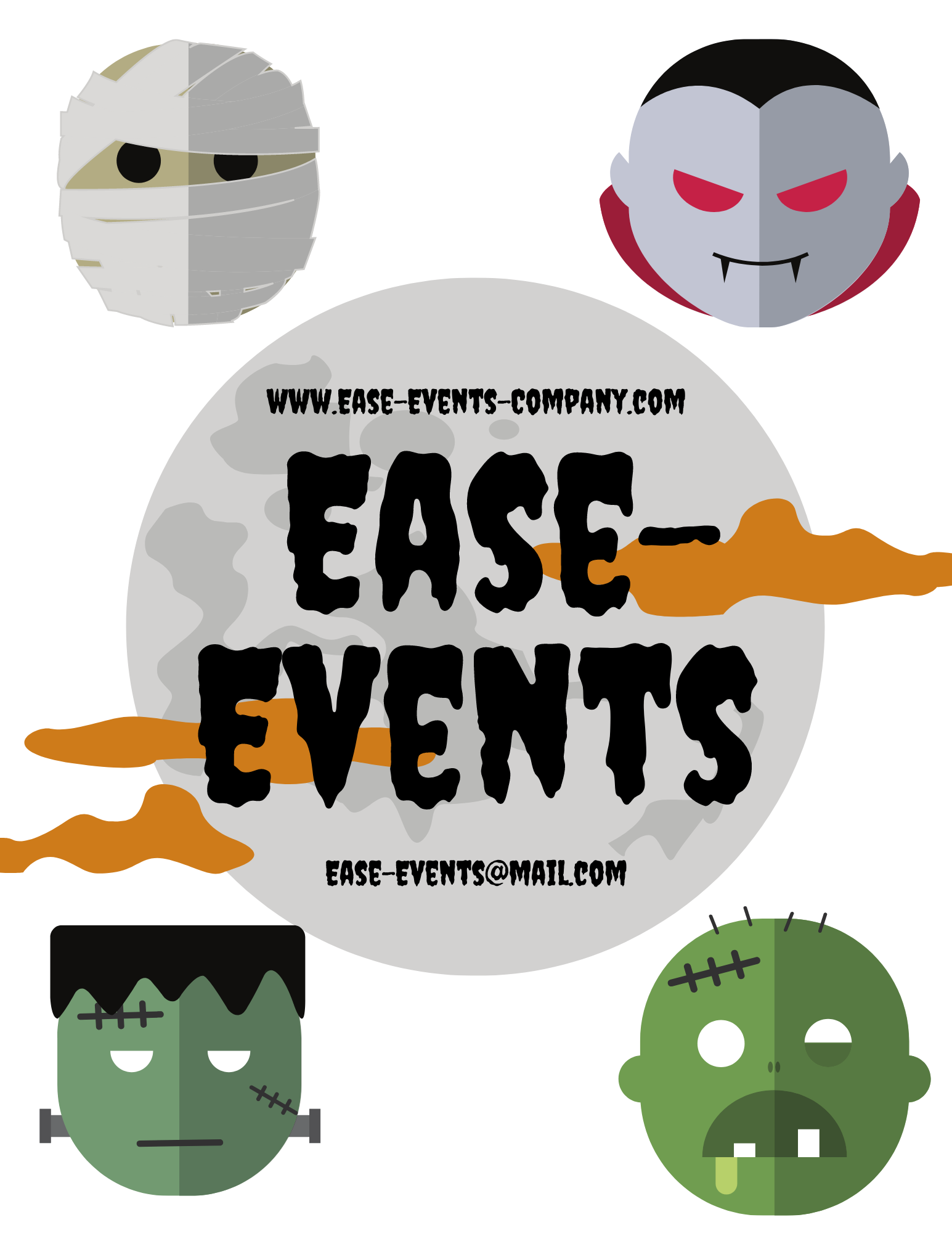 4 different iconic halloween horror characters